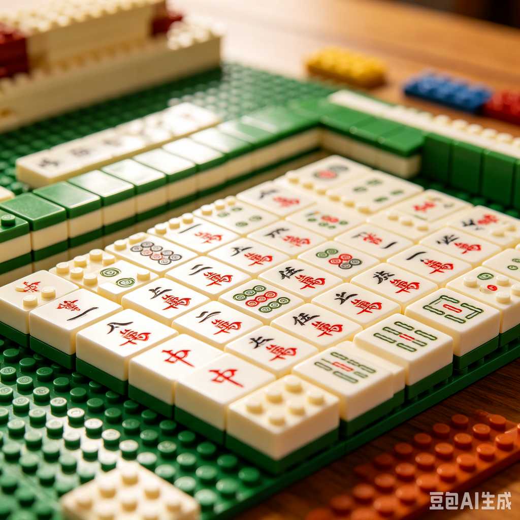 premium resin mahjong game set